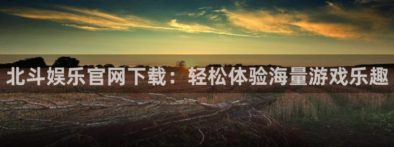 耀世娱乐app下载：北斗娱乐官网下载：轻松体验海量游戏乐趣